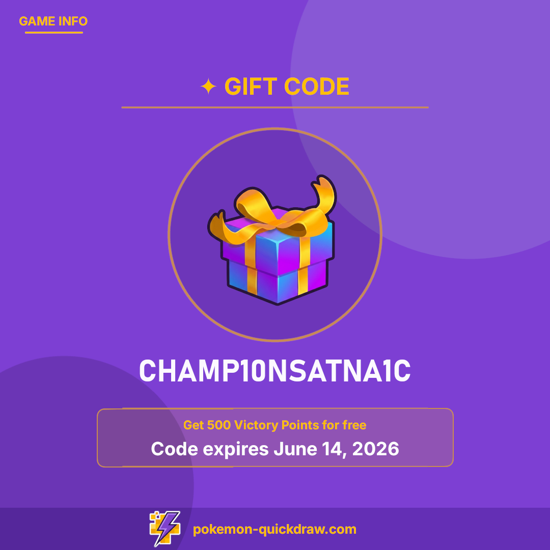 Get your hands on 500 free Victory Points with the gift code CHAMP10NSATNA1C